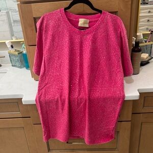 Judith March Pink Embellished Top NWOT